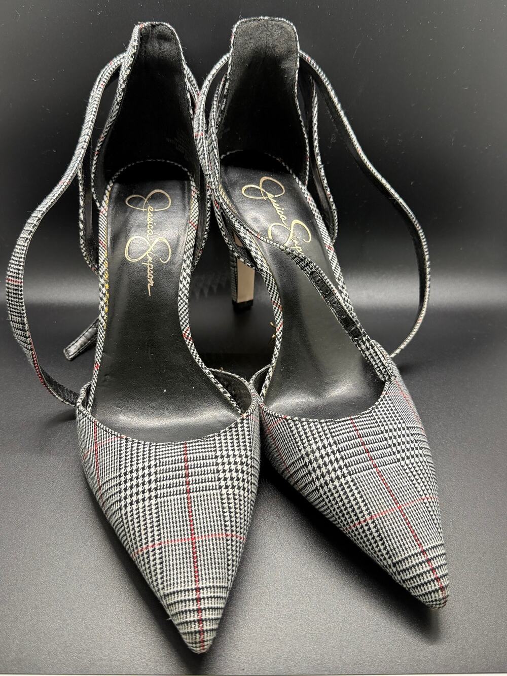 Dress Shoes Jessica Simpson Rasheli Pump Black White Plaid
